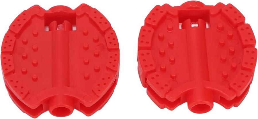 Kinder Fiets Pedaal Driewieler Pedaal Kind Fietsen Onderhoud Eenvoudig te Installeren 2 Stuks Rood