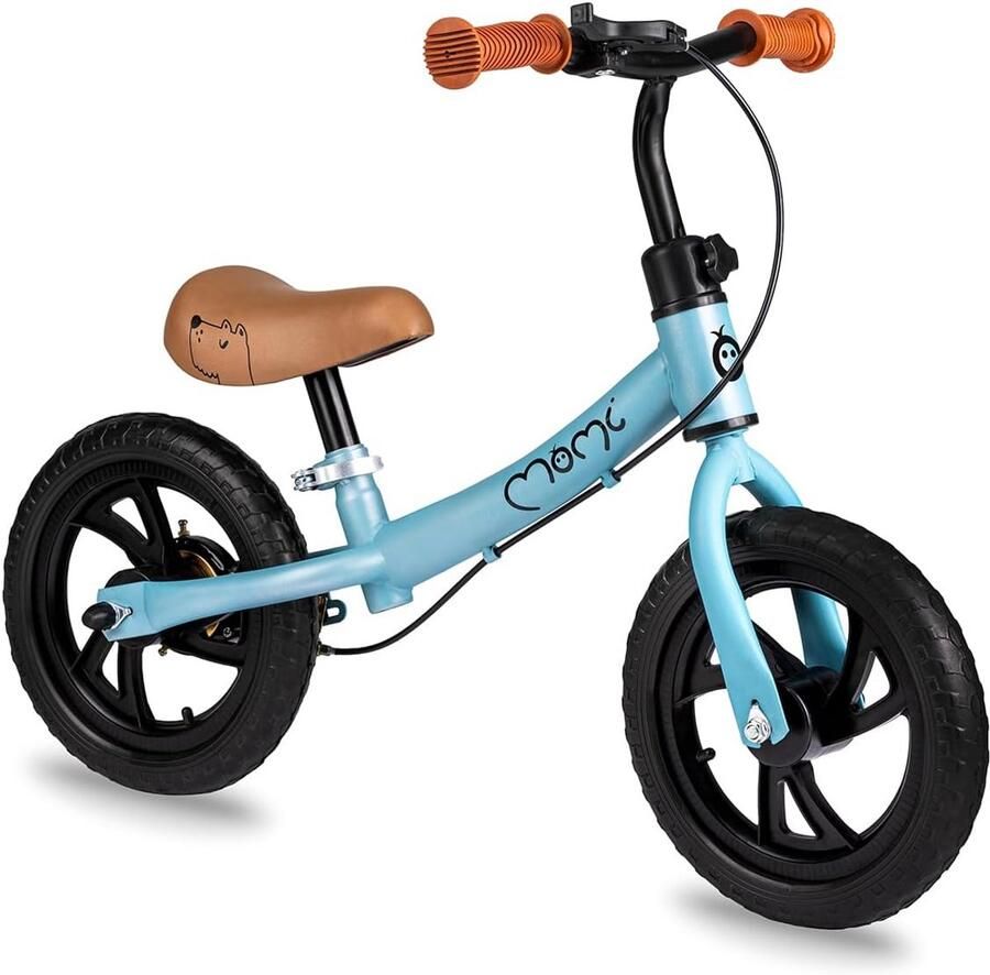 Kinder Loopfiets Buiten Speelgoed Leren Fietsen Lichtgewicht Frame 12 Inch Wielen Blauw