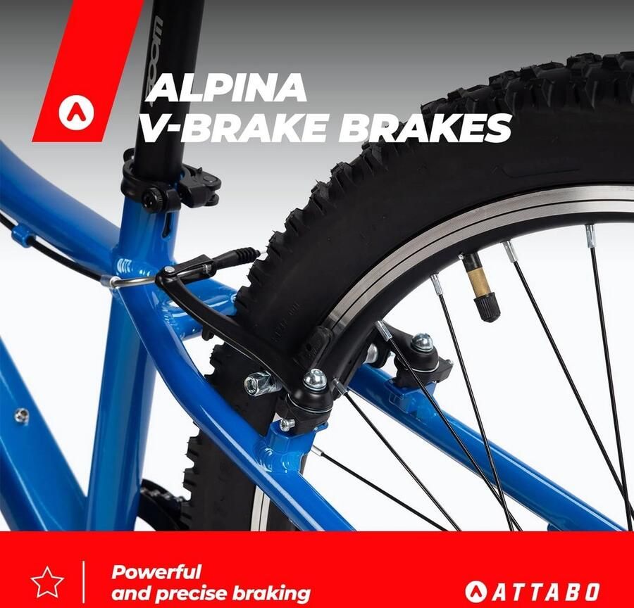 Kinder Mountainbike 24 Inch met Aluminium Frame en 8 Versnellingen