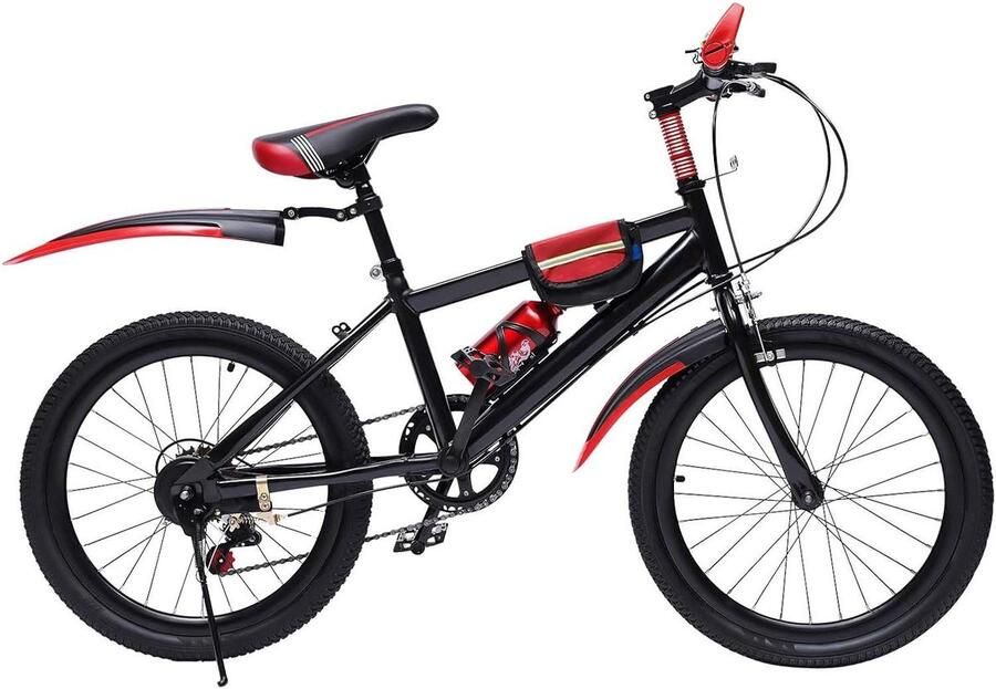 Kinder Mountainbike sfiets sfiets Buiten Fietsen 7 Versnellingen 20 Inch Rood