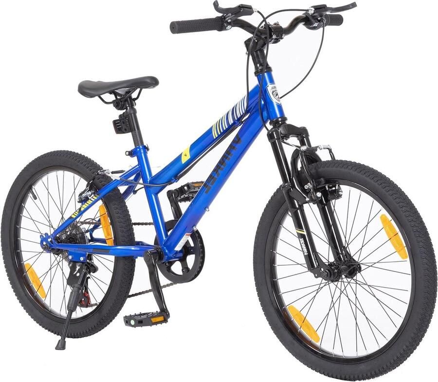 Kinder Mountainbike sfiets sfiets Veilig Fietsen 6 Versnellingen 20 inch Blauw Roze