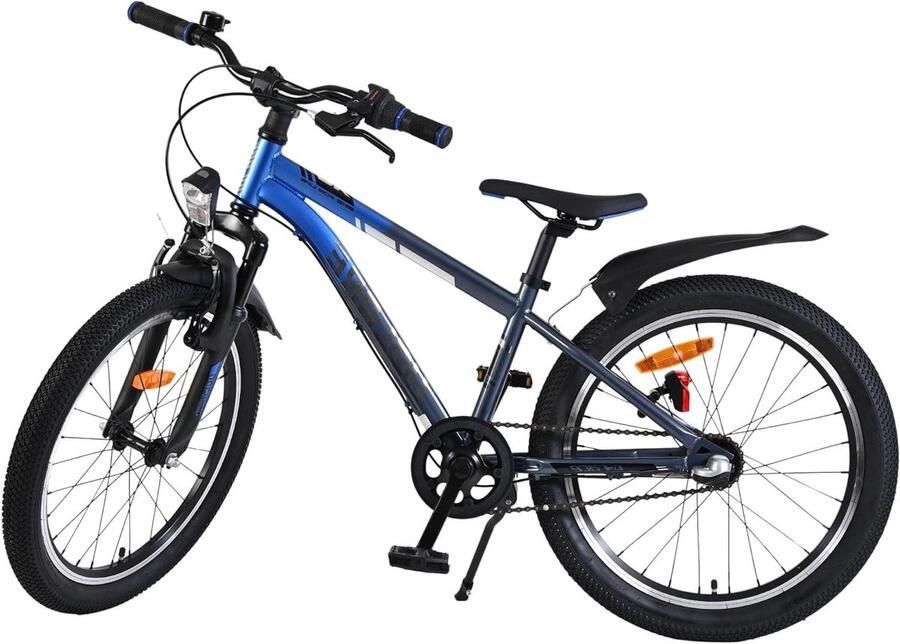 Kinder Racefiets sfiets sfiets Sportief Fietsen Lichtgewicht Frame 20 Inch Wielen Blauw Grijs