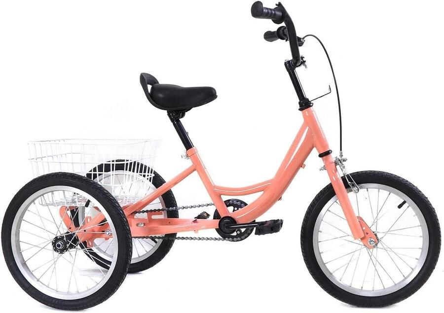 Kinderdriehoek Fiets Driewieler Kinderen Buiten Spelen Met d 16 Inch Oranje