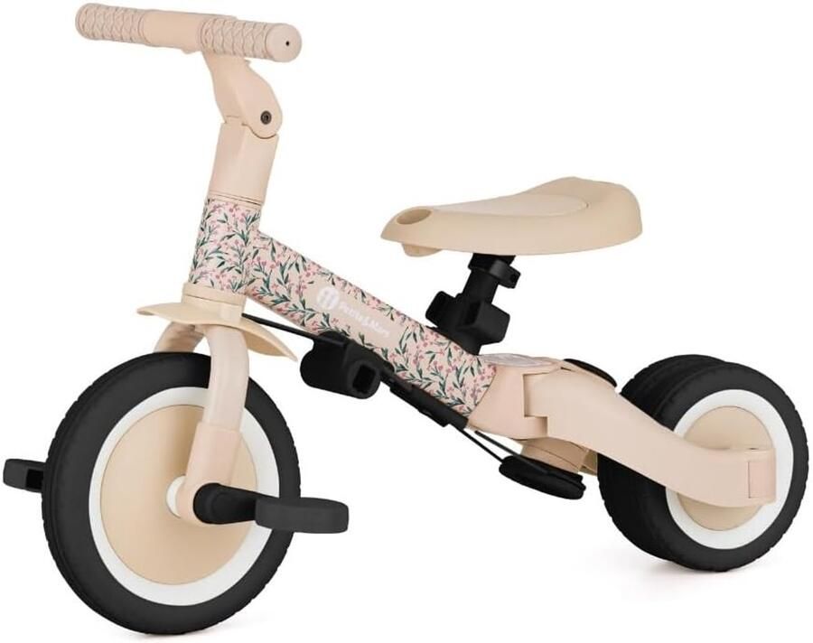 Kinderdriewieler Loopfiets 5-in-1 Kind Ontwikkeling Groeit Mee Met Kind 67 cm Roze