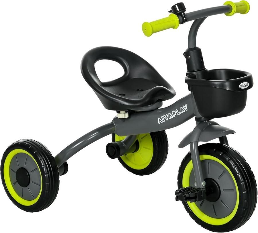 Kinderdriewieler Loopfiets Peuterfiets Buiten Spelen Verstelbare Zitting 70x53x58 cm Zwart
