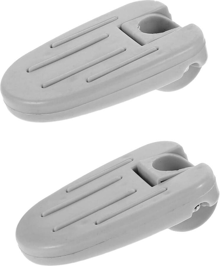 Kinderdriewieler Pedalen Fietsvoetsteun Kinderfiets Veilig Fietsen Ergonomisch Ontwerp 9.20X6.20X3.20CM Grijs