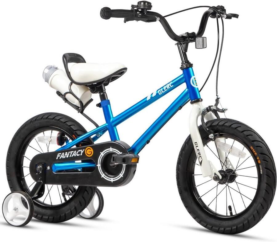 Kinderfiets 12 14 16 18 20 inch met licht en standaard voor kinderen van 2-14 jaar ideaal verjaardagscadeau