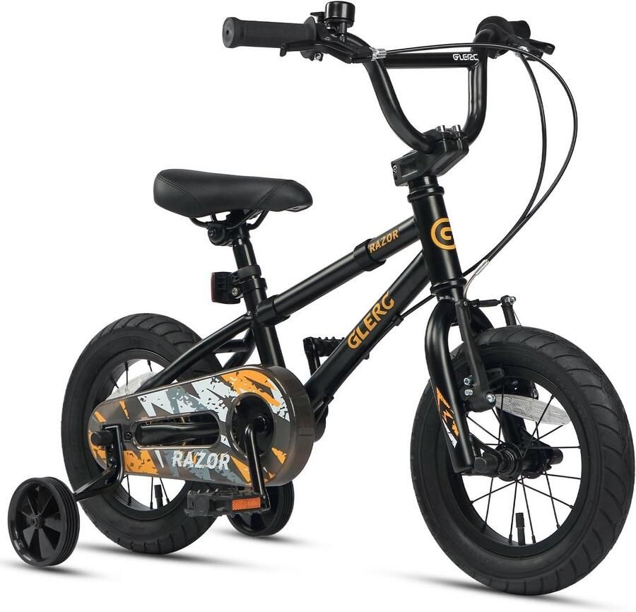 Kinderfiets 12 14 16 inch BMX Stijl voor Jongens (2-8 jaar) met Zijwieltjes