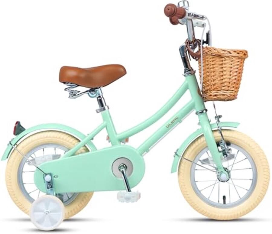 Kinderfiets 12-20 Inch met dje en Zijwieltjes voor en