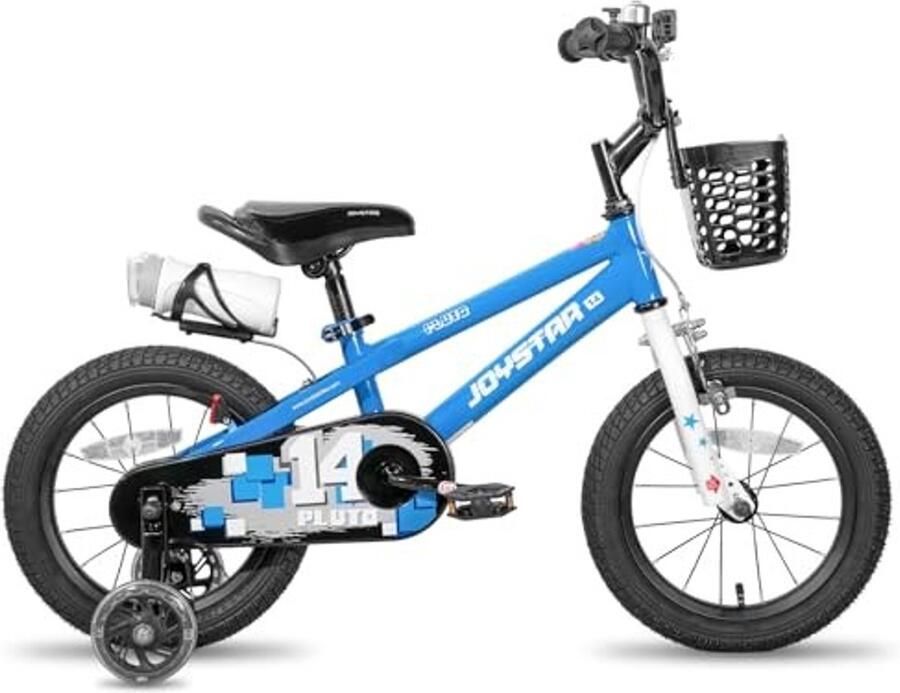 Kinderfiets 12 inch Blauw met dje