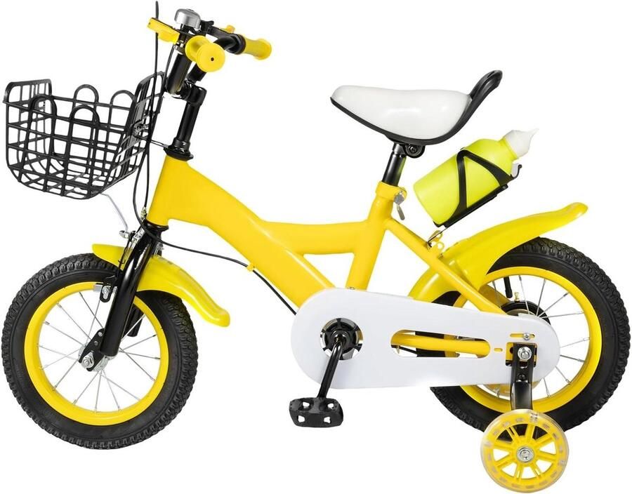 Kinderfiets 12 inch Loopfiets Leren Fietsen Veiligheidsframe 12 inch Rood