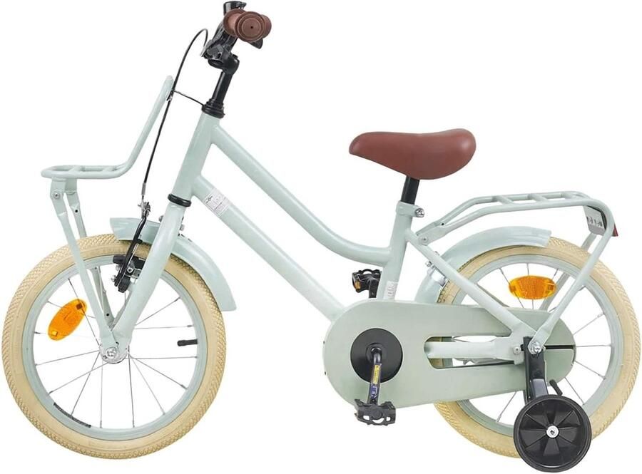 Kinderfiets 12 Inch Loopfiets Peuter Buiten Spelen Stevig Stalen Frame 90 x 49 x 67.5cm Lichtgroen
