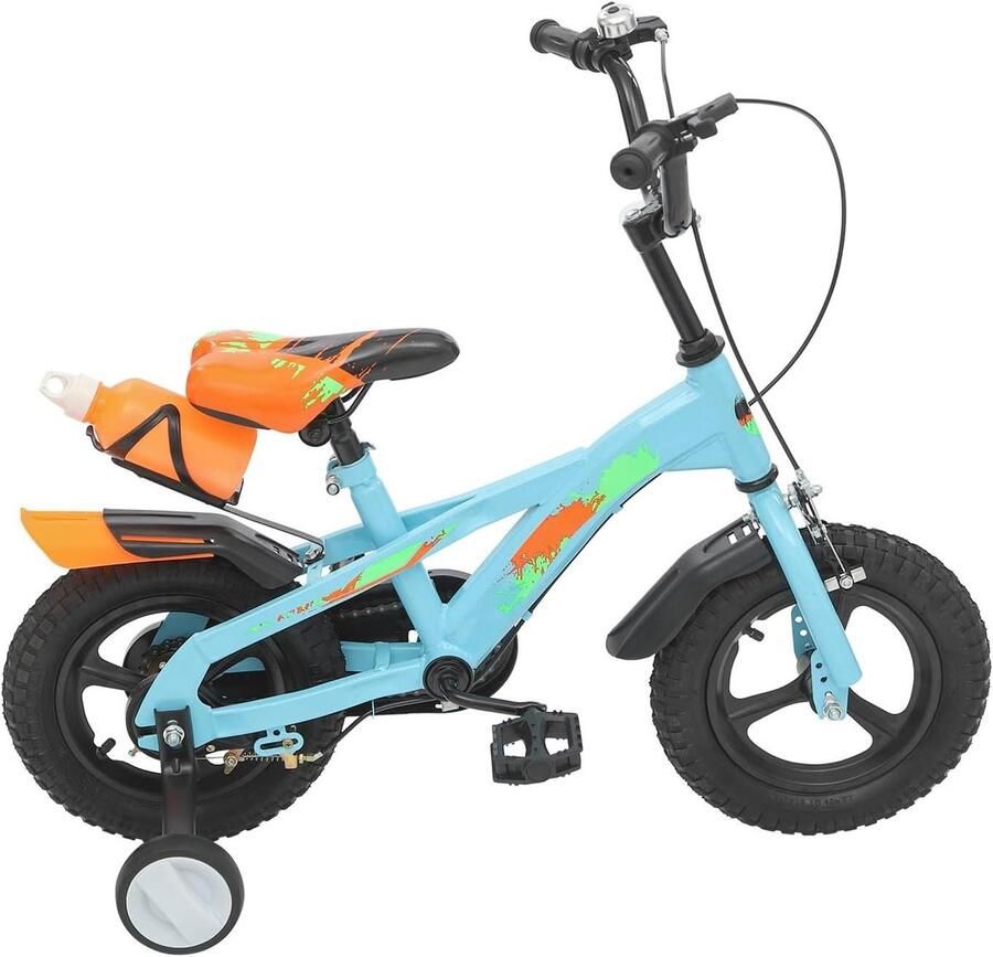 Kinderfiets 12 inch Loopfiets Peuter Leren Fietsen Verstelbaar Zadel 12 Zoll Wit