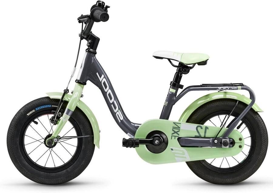 Kinderfiets 12 inch Meisjesfiets Beginnersfiets Leren Fietsen Lage Instap 12 inch Grijs