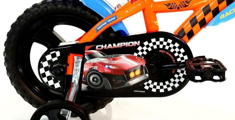 Kinderfiets 12 inch met Hot Wheels Thema