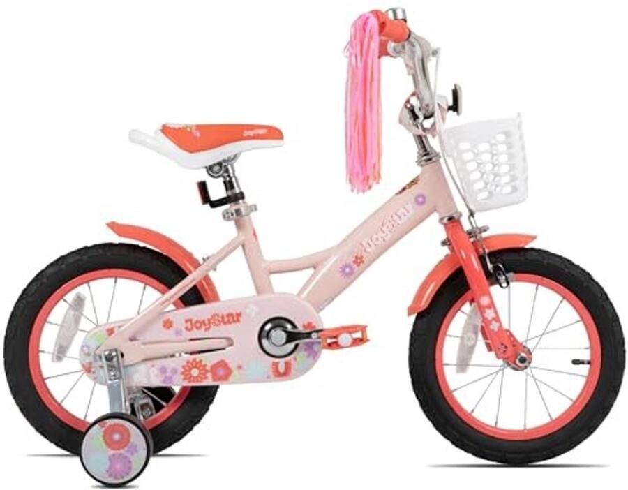 Kinderfiets 12 Inch met Mand Oranje