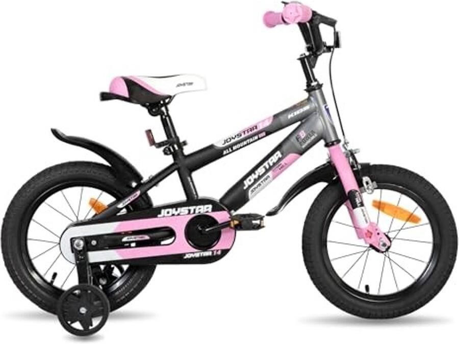 Kinderfiets 12 Inch met Stabilisatoren Roze voor 2-4 Jaar