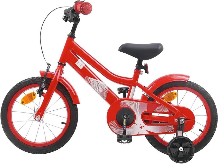 Kinderfiets Loopfiets Peuters Buiten Spelen Stevig Stalen Frame 16 Inch Rood