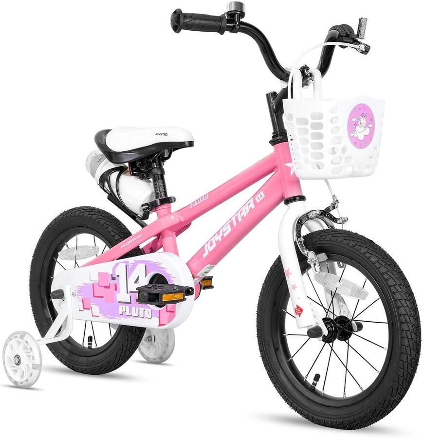 Kinderfiets 12 tot 18 inch voor en (2-8 Jaar) met Zijwieltjes