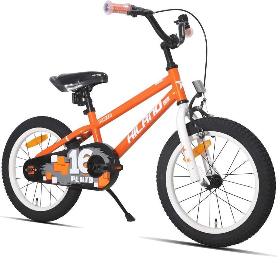 Kinderfiets 14 16 inch voor en Rood Blauw Oranje Optimale Kwaliteit en Veiligheid