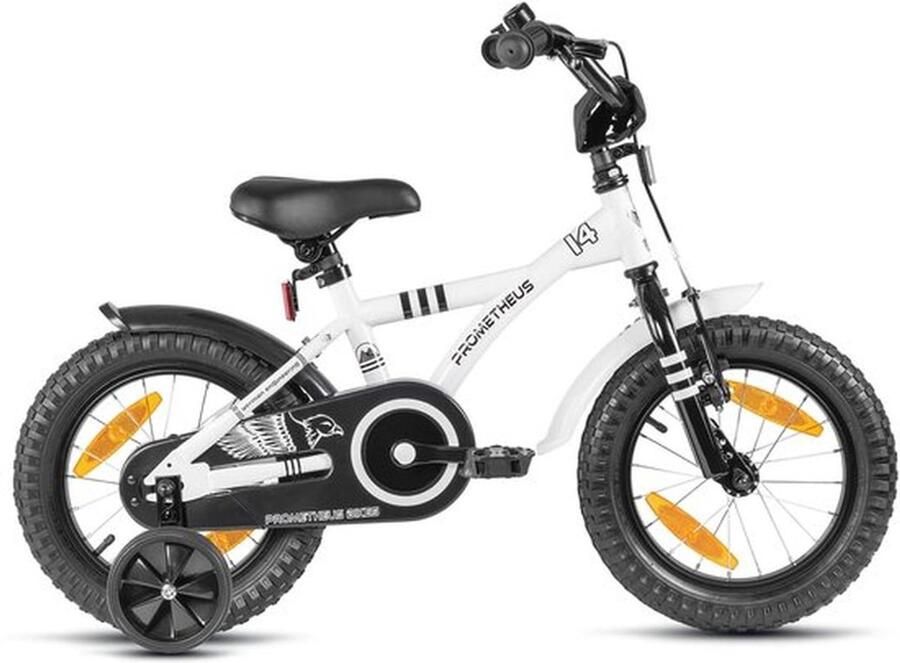 Kinderfiets 14 Inch Fiets voor Met Zijwieltjes Terugtraprem Veiligheid Design Hoogwaardige Kwaliteit