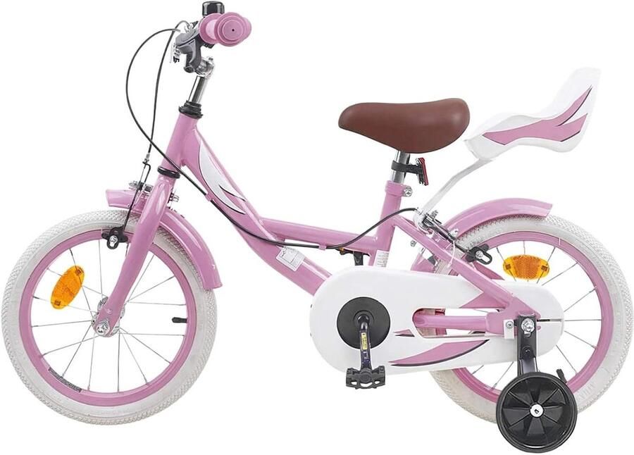 Kinderfiets 14 Inch Jonge Kinderfiets Buiten Spelen Verstelbaar Zadel Handvat 14 Inch Wielmaat Lichtroze
