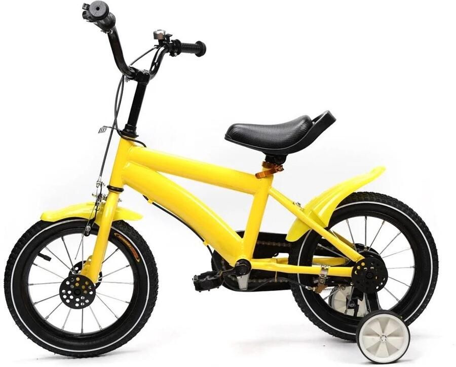 Kinderfiets 14 Inch Met Zijwieltjes Veilige Fiets Voor Kinderen Lichtgewicht En Stadsfiets