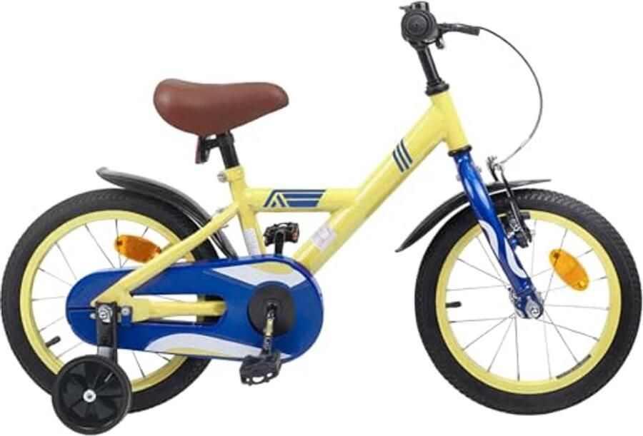 Gele Kinderfiets 14 inch voor Kinderen van 3-5 Jaar