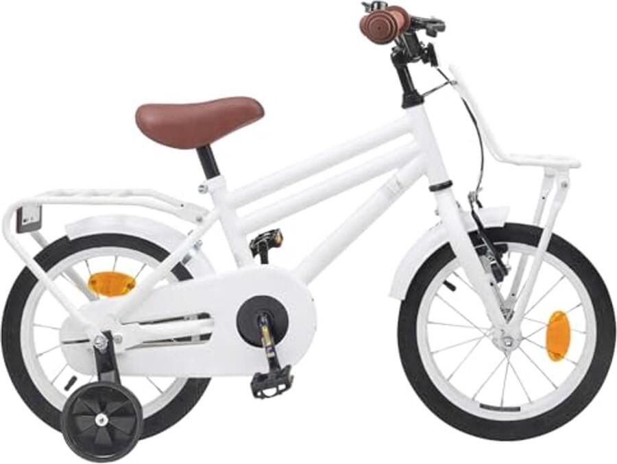 Kinderfiets 14 Inch voor 3-5 Jaar Wit