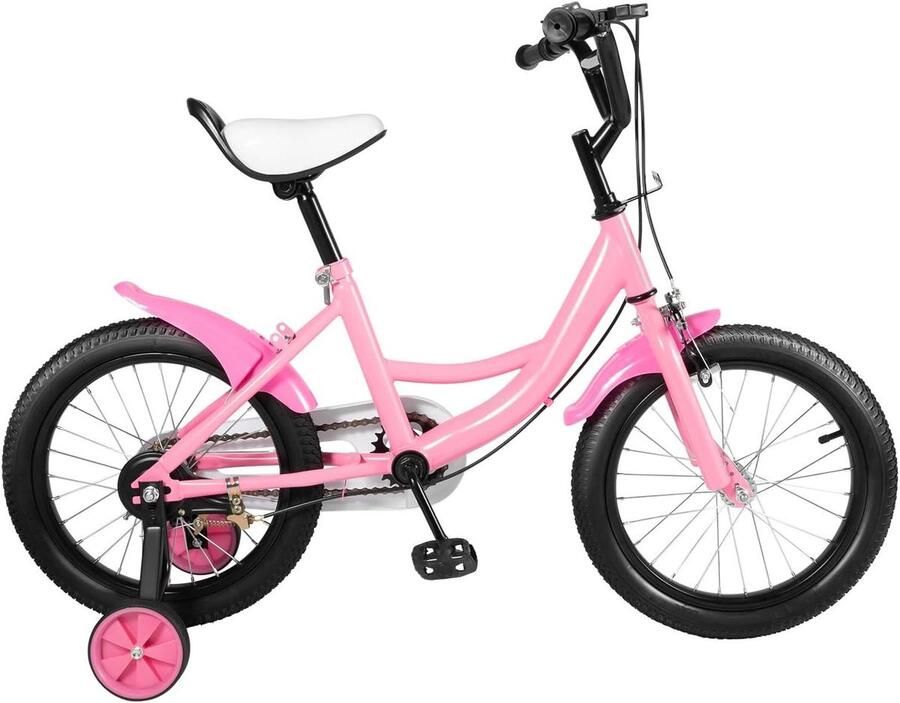 Kinderfiets 16 inch sfiets sfiets Buiten Fietsen Verstelbaar Zadel Stuur 16 Inch Roze