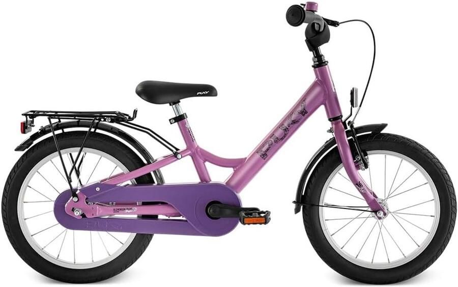 Kinderfiets 16 inch sfiets sfiets Leren Fietsen Lichtgewicht Aluminium Frame 16 Inch Wielen Paars