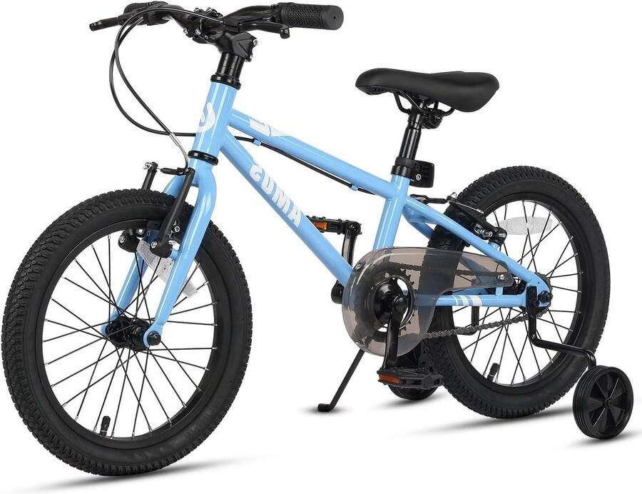 Kinderfiets 16 inch sfiets sfiets Leren Fietsen Meegroeiend Frame 16 inch Blauw