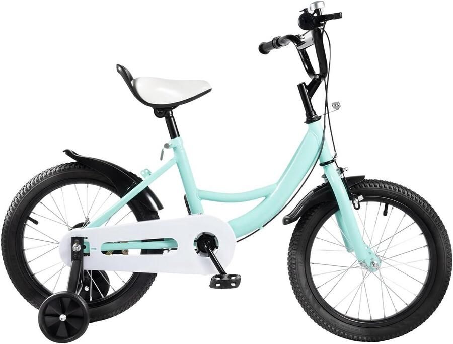 16 inch Kinderfiets voor en Compleet met Zijwieltjes
