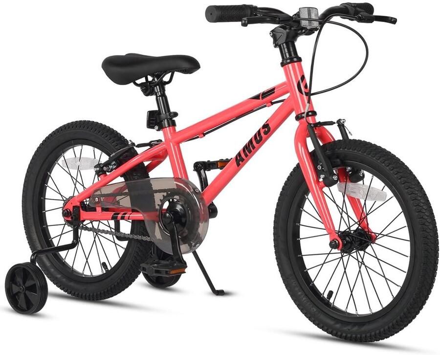 Kinderfiets 16 Inch met Dubbele Handrem en Zijstandaard