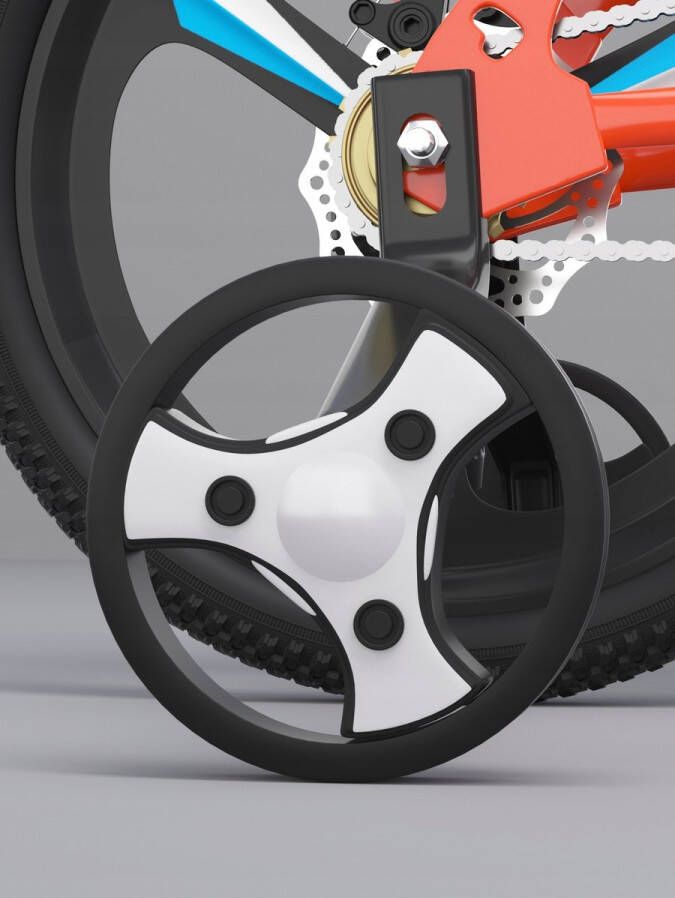 KINDERFIETS 16 INCH SCHIJFBANDEN ZIJWIELEN SCHOKDEMPER LED-SCHERM