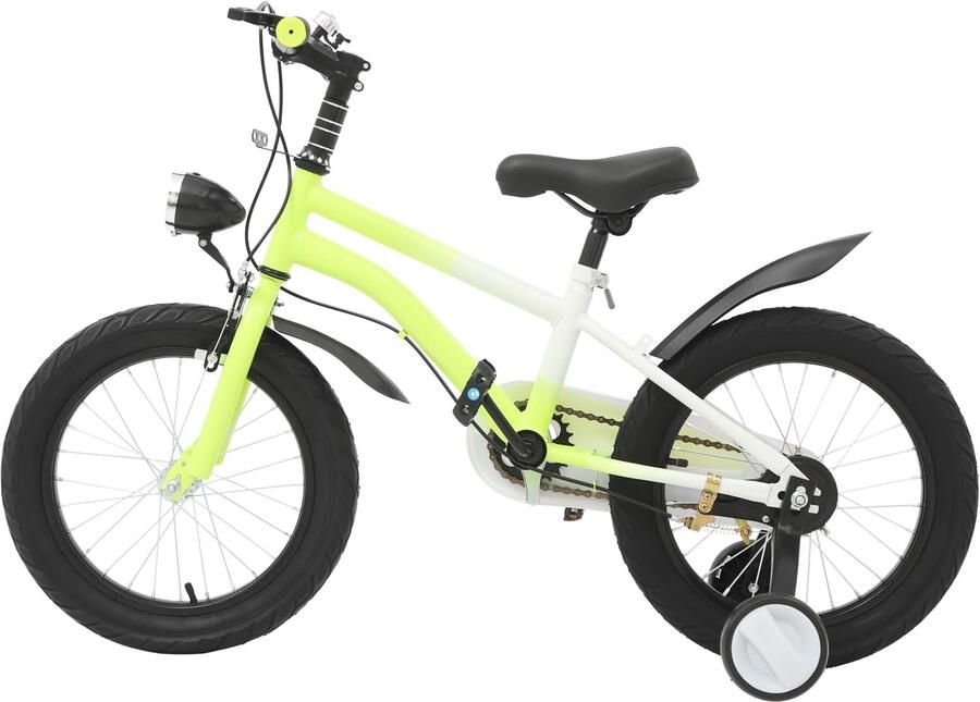 Kinderfiets 16 Inch Voor en met LED Licht