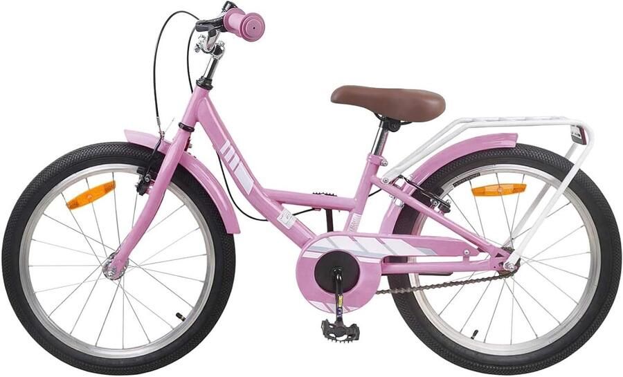Kinderfiets 18 Inch sfiets sfiets Buiten Fietsen Verstelbare Handvatten Zadel 18 inch Lichtroze