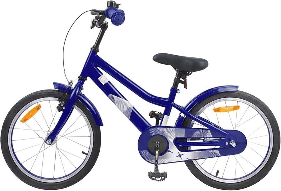 Kinderfiets 18 Inch Peuterfiets Twee Wieler Buiten Spelen Stevig Stalen Frame