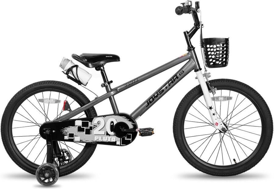 Kinderfiets 18 inch voor en 6-8 jaar met zijwieltjes en d