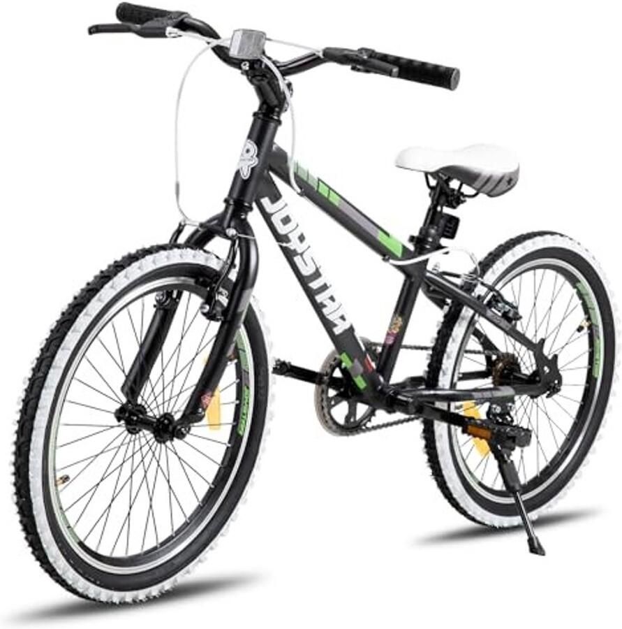 Kinderfiets 20 Inch Hardtail Mountainbike met V-brakes Wit