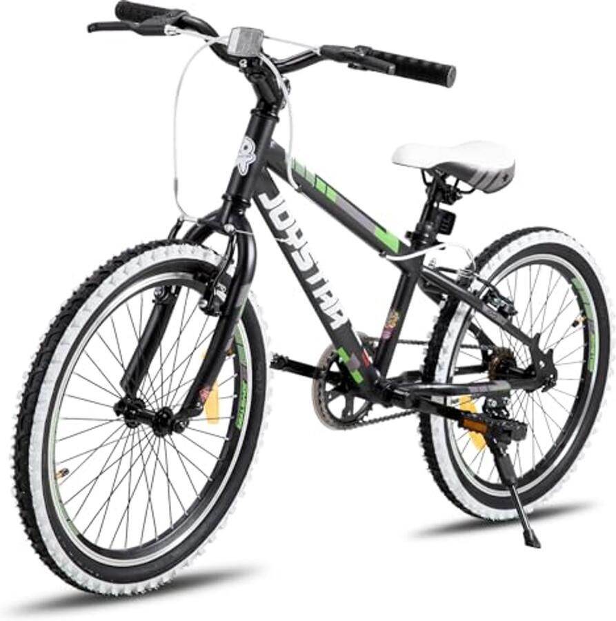 Kinderfiets 20 Inch Hardtail Mountainbike met V-brakes Wit
