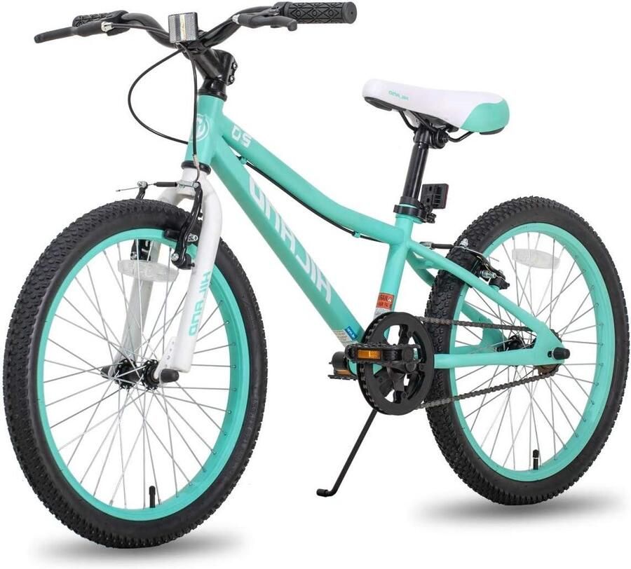Kinderfiets Mountainbike Buiten spelen Stalen frame 20 inch Mintgroen