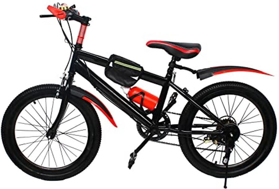 Kinderfiets 20 inch jongensfiets voor kinderen met 6 versnellingen en accessoires - Foto 1
