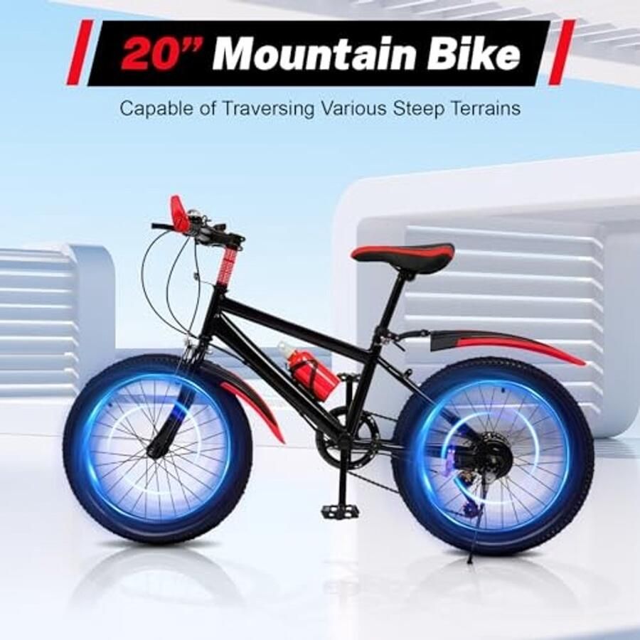 Kinderfiets 20 inch Mountainbike voor kinderen vanaf 8 jaar