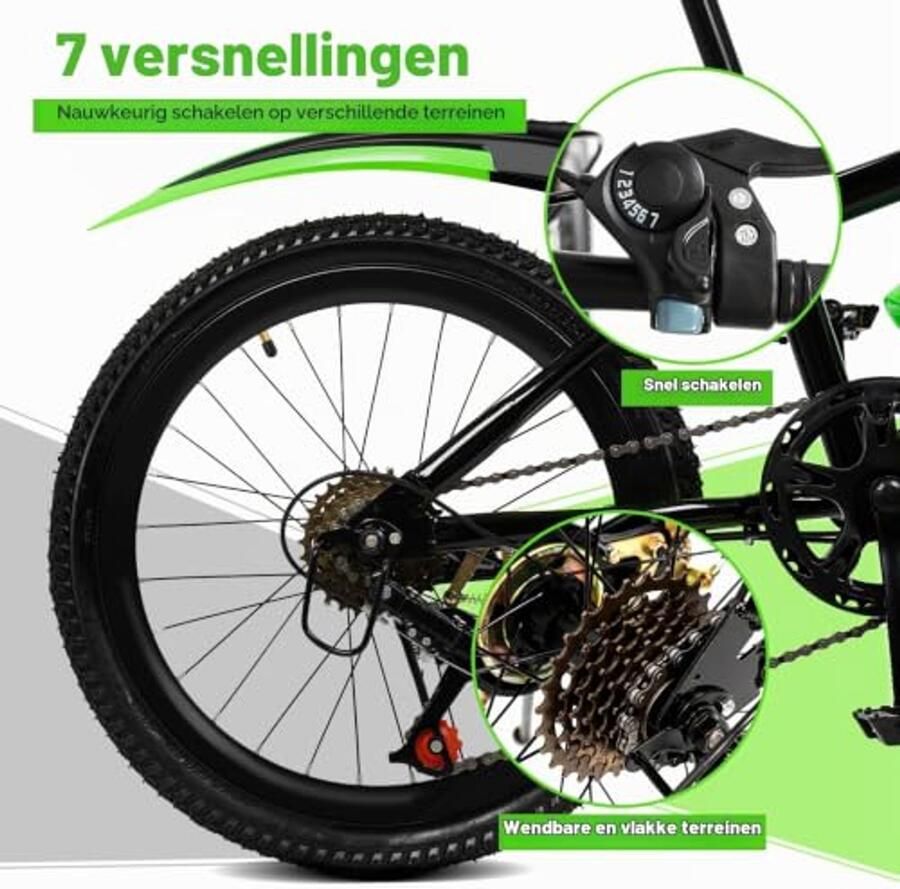 Kinderfiets 20 Inch voor Jongens met Veiligheidsrem