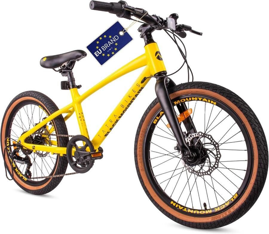 Kinderfiets 20 inch voor kinderen van 5 tot 8 jaar met licht aluminium frame en 6 versnellingen