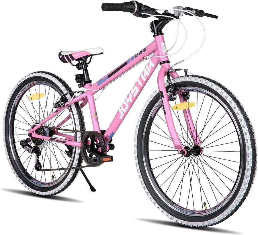 Kinderfiets 20 of 24 Inch 7-12 Jaar Mountainbike met Witte Banden