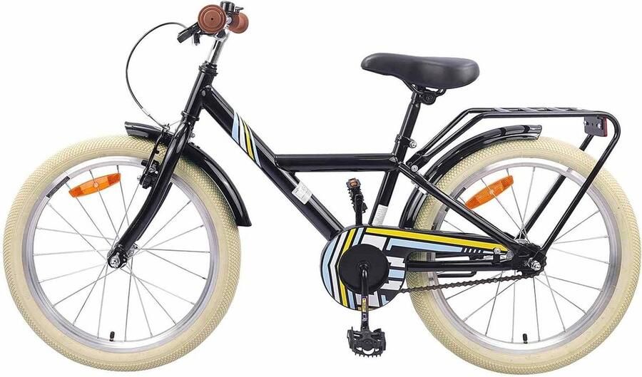Kinderfiets 24 inch sfiets sfiets Buiten Avonturen Stalen Frame 24 inch Zwart