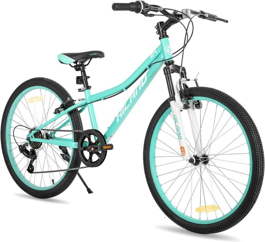 Kinderfiets 24 inch met 7 versnellingen en verende vork