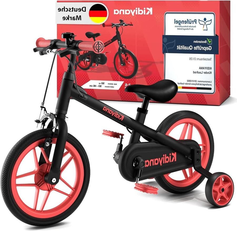 Kinderfiets 3-in-1 Loopfiets Balansfiets Leren Fietsen Aluminium Frame 12 inch Blauw